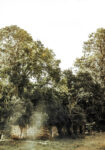 Πίνακας σε Καμβά RUSTIC FARMHOUSE FOREST PATH 2
