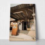 Πίνακας σε Καμβά RUSTIC FARMHOUSE GAS STATION
