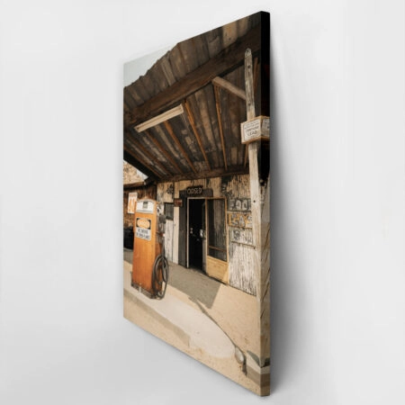 Πίνακας σε Καμβά RUSTIC FARMHOUSE GAS STATION -  Sticky 2