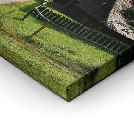 Πίνακας σε Καμβά RUSTIC FARMHOUSE HILL ROAD -  Sticky 1
