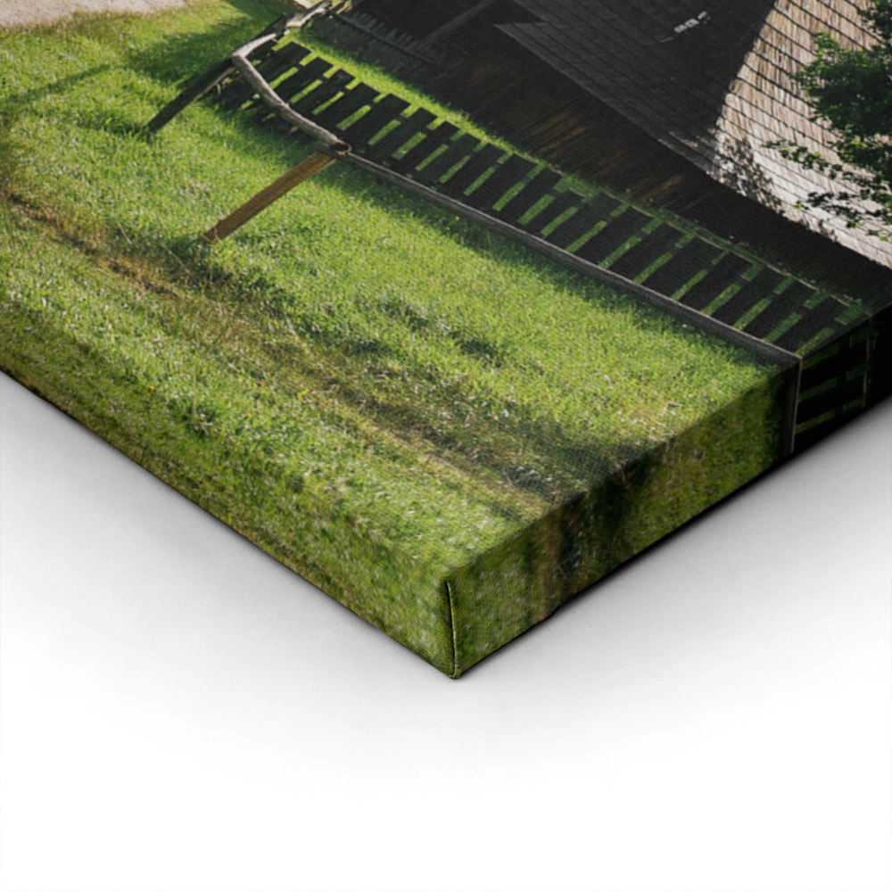 Πίνακας σε Καμβά RUSTIC FARMHOUSE HILL ROAD