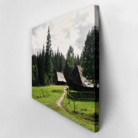 Πίνακας σε Καμβά RUSTIC FARMHOUSE HILL ROAD -  Sticky 2