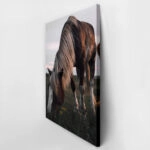 Πίνακας σε Καμβά RUSTIC FARMHOUSE HORSE 12