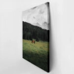 Πίνακας σε Καμβά RUSTIC FARMHOUSE HORSE 17
