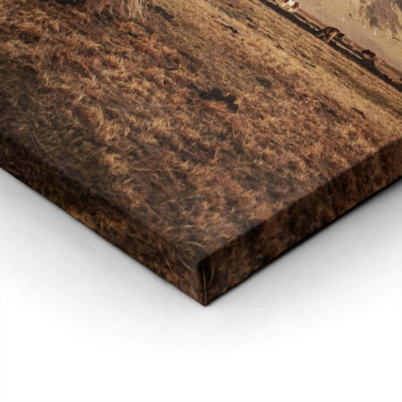 Πίνακας σε Καμβά RUSTIC FARMHOUSE HORSE 18 -  Sticky 1