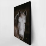 Πίνακας σε Καμβά RUSTIC FARMHOUSE HORSE 4