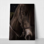 Πίνακας σε Καμβά RUSTIC FARMHOUSE HORSE 7