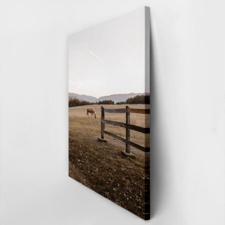Πίνακας σε Καμβά RUSTIC FARMHOUSE HORSE FIELD -  Sticky 2
