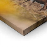 Πίνακας σε Καμβά RUSTIC FARMHOUSE HORSES 3