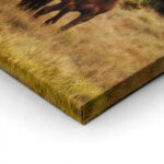 Πίνακας σε Καμβά RUSTIC FARMHOUSE HORSES 5