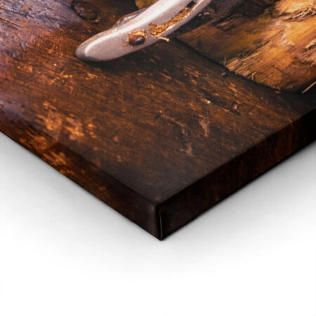 Πίνακας σε Καμβά RUSTIC FARMHOUSE HORSESHOE 4 -  Sticky 1