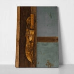 Πίνακας σε Καμβά RUSTIC FARMHOUSE KNIFE