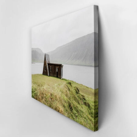 Πίνακας σε Καμβά RUSTIC FARMHOUSE LAKE CABIN 5 -  Sticky 2