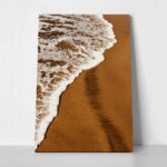 Πίνακας σε Καμβά RUSTIC FARMHOUSE LAKE FOAM