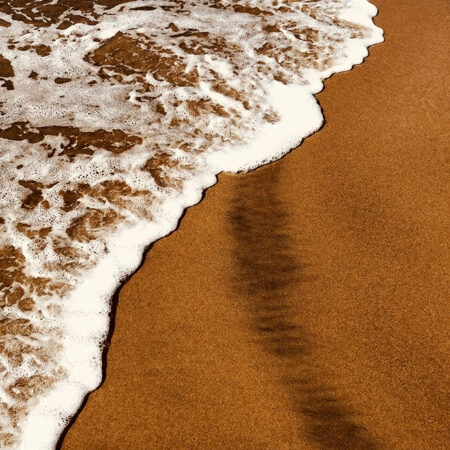 Πίνακας σε Καμβά RUSTIC FARMHOUSE LAKE FOAM -  Sticky 5