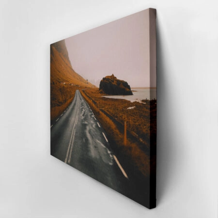 Πίνακας σε Καμβά RUSTIC FARMHOUSE LAKE ROAD -  Sticky 2