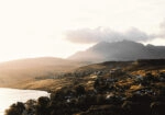 Πίνακας σε Καμβά RUSTIC FARMHOUSE LAKE VIEW