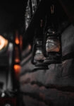 Πίνακας σε Καμβά RUSTIC FARMHOUSE LANTERNS