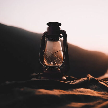 Πίνακας σε Καμβά RUSTIC FARMHOUSE LANTERN -  Sticky 5