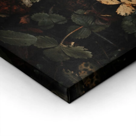 Πίνακας σε Καμβά RUSTIC FARMHOUSE LEAVES 2 -  Sticky 1