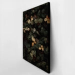 Πίνακας σε Καμβά RUSTIC FARMHOUSE LEAVES 2