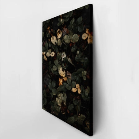 Πίνακας σε Καμβά RUSTIC FARMHOUSE LEAVES 2 -  Sticky 2