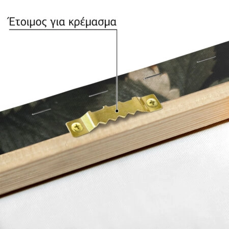 Πίνακας σε Καμβά RUSTIC FARMHOUSE LEAVES 2 -  Sticky 4