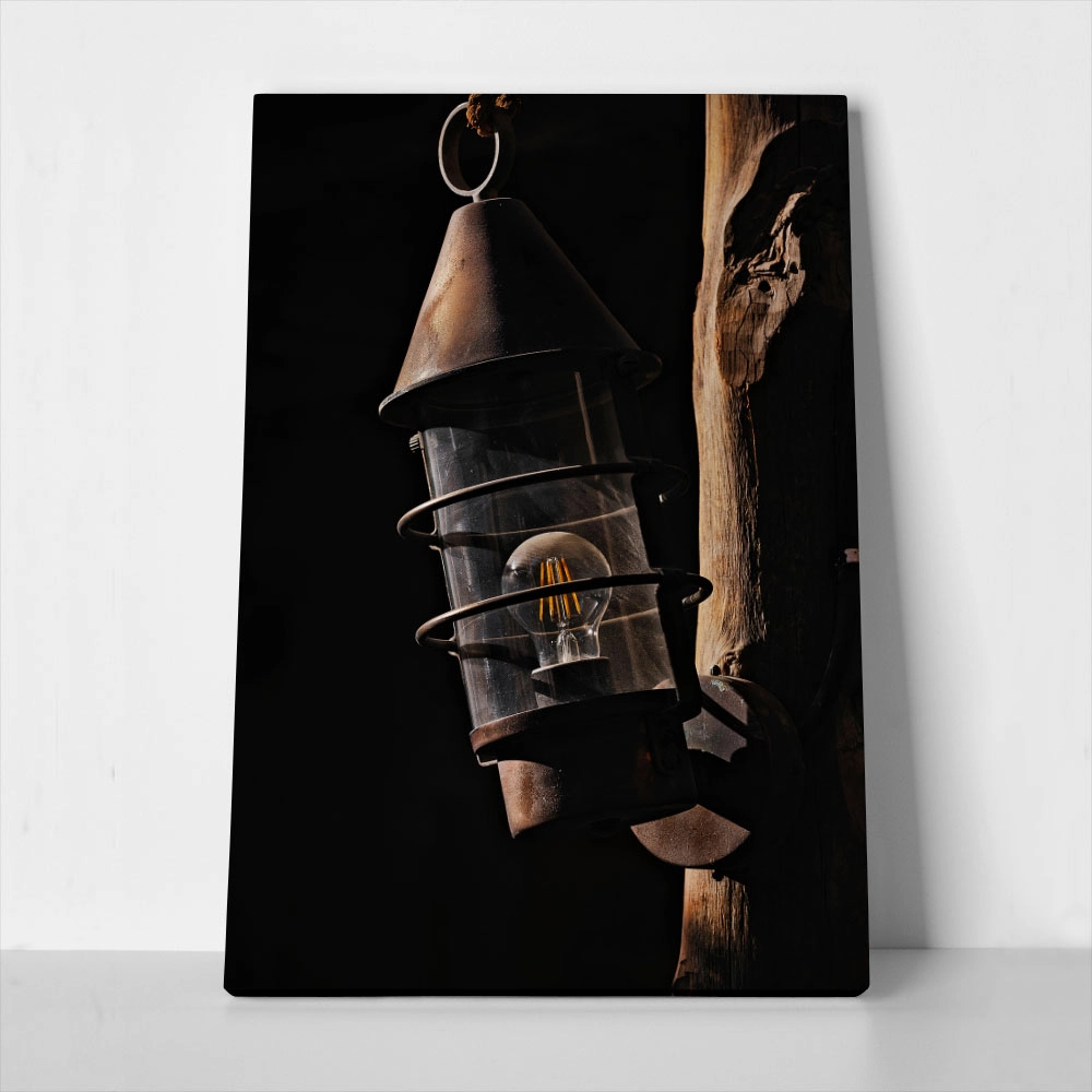 Πίνακας σε Καμβά RUSTIC FARMHOUSE LIGHT 2