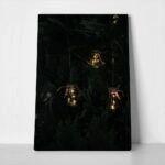 Πίνακας σε Καμβά RUSTIC FARMHOUSE LIGHTS 2