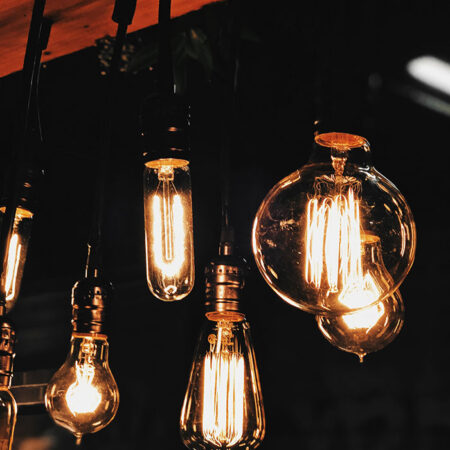 Πίνακας σε Καμβά RUSTIC FARMHOUSE LIGHTS -  Sticky 5