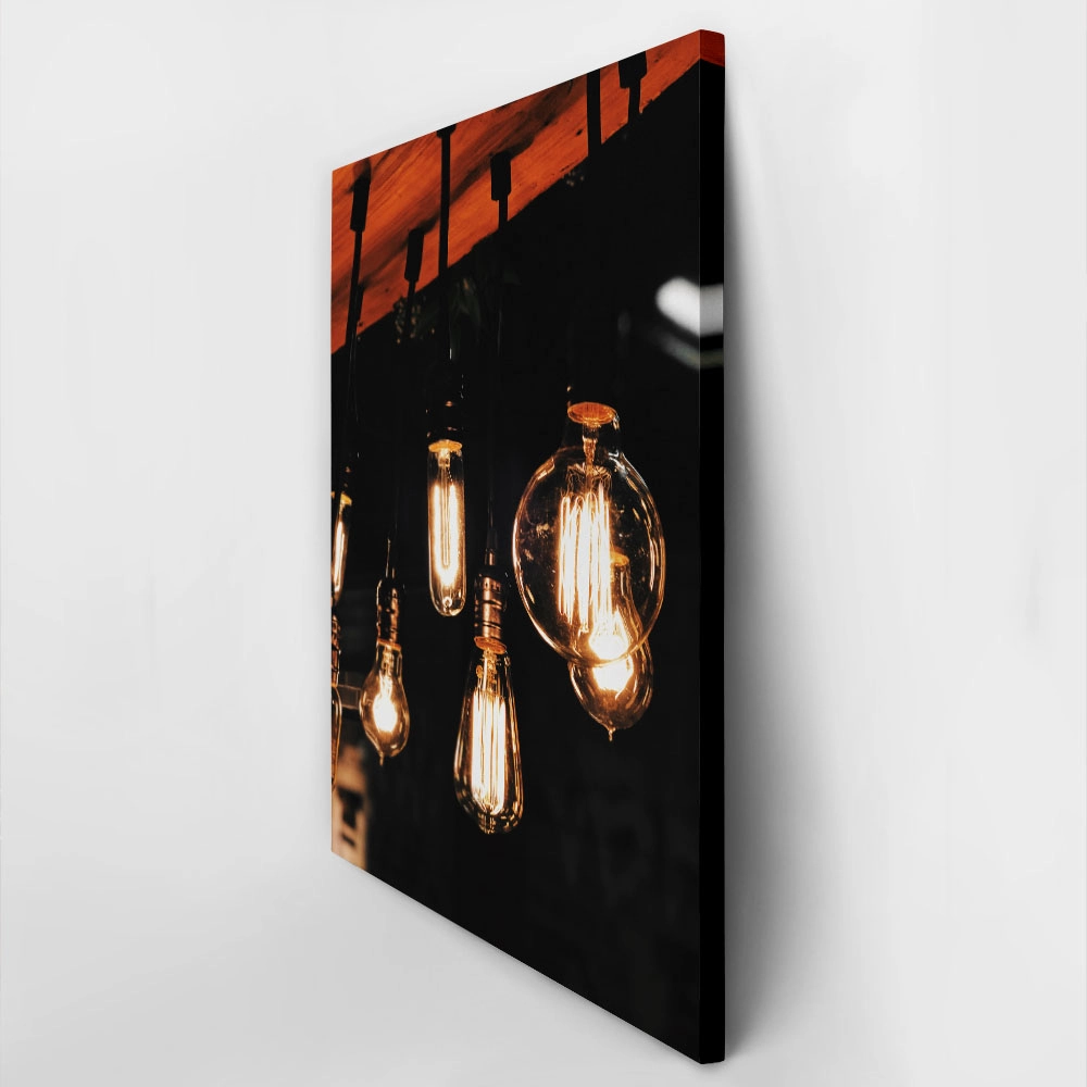 Πίνακας σε Καμβά RUSTIC FARMHOUSE LIGHTS