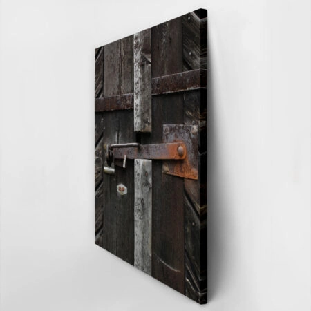 Πίνακας σε Καμβά RUSTIC FARMHOUSE LOCK -  Sticky 2
