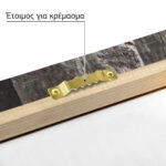 Πίνακας σε Καμβά RUSTIC FARMHOUSE LOCK
