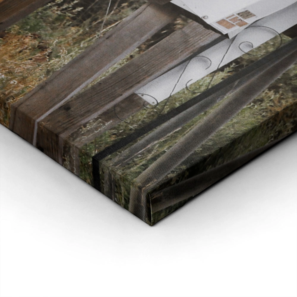 Πίνακας σε Καμβά RUSTIC FARMHOUSE MAILBOXES