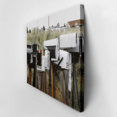 Πίνακας σε Καμβά RUSTIC FARMHOUSE MAILBOXES -  Sticky 2