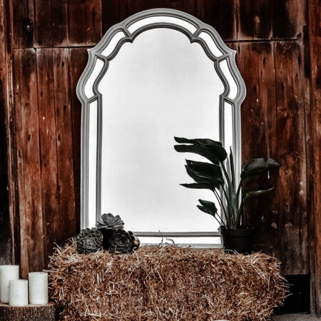 Πίνακας σε Καμβά RUSTIC FARMHOUSE MIRROR 2 -  Sticky 5