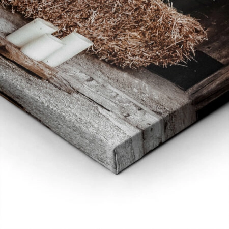 Πίνακας σε Καμβά RUSTIC FARMHOUSE MIRROR 2 -  Sticky 1