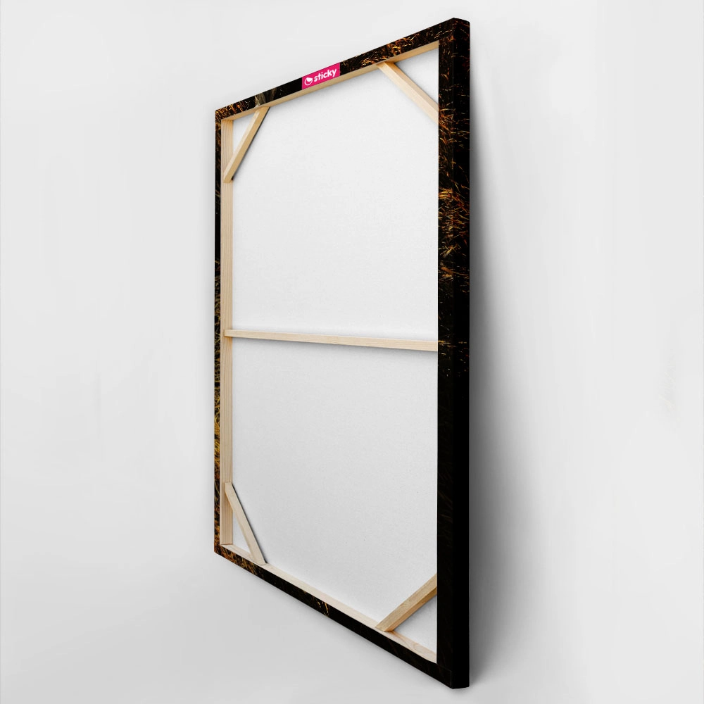 Πίνακας σε Καμβά RUSTIC FARMHOUSE MIRROR