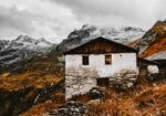 Πίνακας σε Καμβά RUSTIC FARMHOUSE MOUNTAIN CABIN 3