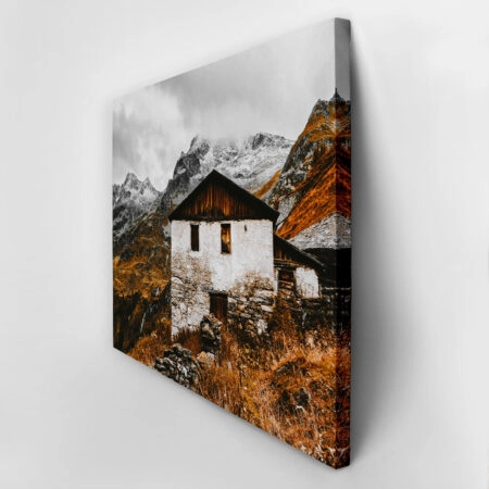 Πίνακας σε Καμβά RUSTIC FARMHOUSE MOUNTAIN CABIN 3 -  Sticky 2
