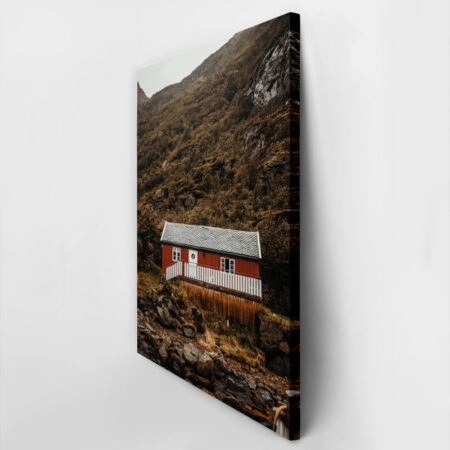 Πίνακας σε Καμβά RUSTIC FARMHOUSE MOUNTAIN CABIN -  Sticky 2