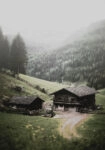 Πίνακας σε Καμβά RUSTIC FARMHOUSE MOUNTAIN FARM
