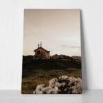 Πίνακας σε Καμβά RUSTIC FARMHOUSE MOUNTAIN LAKE CABIN 2