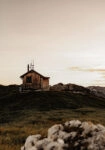 Πίνακας σε Καμβά RUSTIC FARMHOUSE MOUNTAIN LAKE CABIN 2