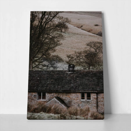 Πίνακας σε Καμβά RUSTIC FARMHOUSE MOUNTAIN LIFE 10 - 