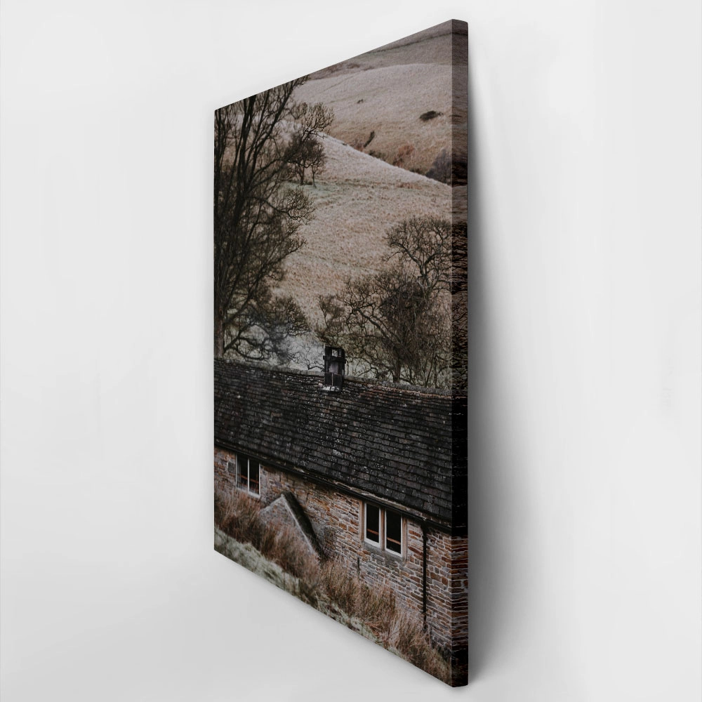 Πίνακας σε Καμβά RUSTIC FARMHOUSE MOUNTAIN LIFE 10