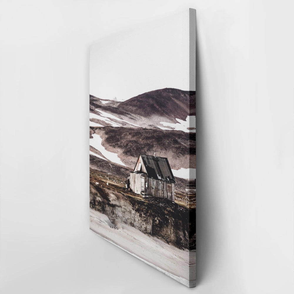 Πίνακας σε Καμβά RUSTIC FARMHOUSE MOUNTAIN LIFE 11