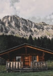 Πίνακας σε Καμβά RUSTIC FARMHOUSE MOUNTAIN LIFE 14