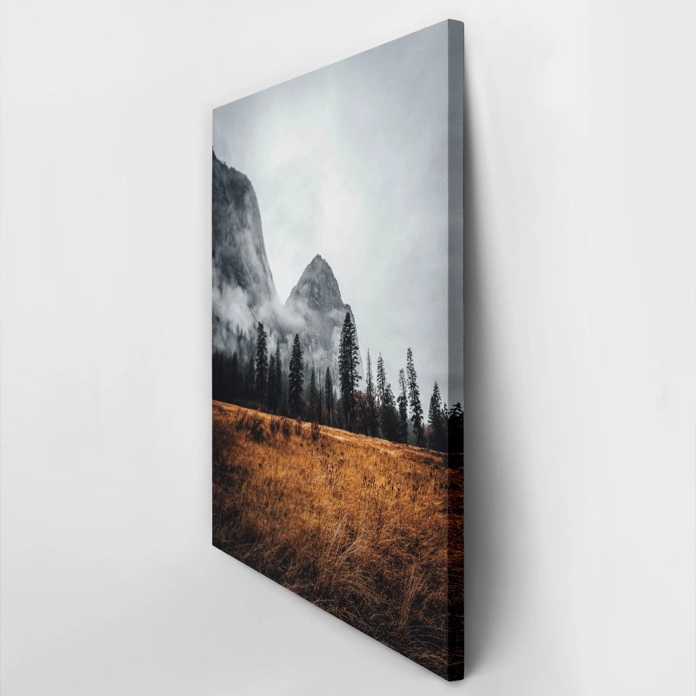 Πίνακας σε Καμβά RUSTIC FARMHOUSE MOUNTAIN LIFE 2
