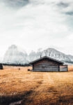 Πίνακας σε Καμβά RUSTIC FARMHOUSE MOUNTAIN LIFE 3